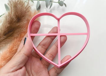 Heart Trinket Dish Cutter | Trinket Dish Clay Cutter | Coaster Polymer Clay Cutter